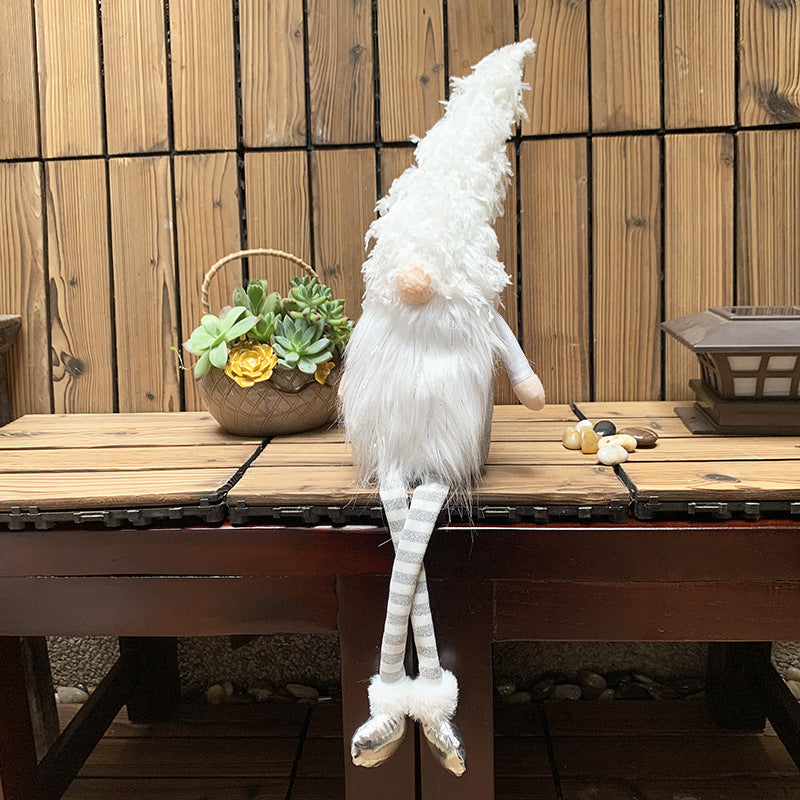 Small White Christmas Doll - HOMYEA