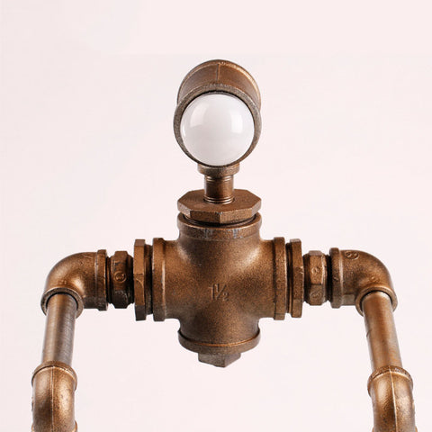 Vintage Industrial Robot Lamp - HOMYEA