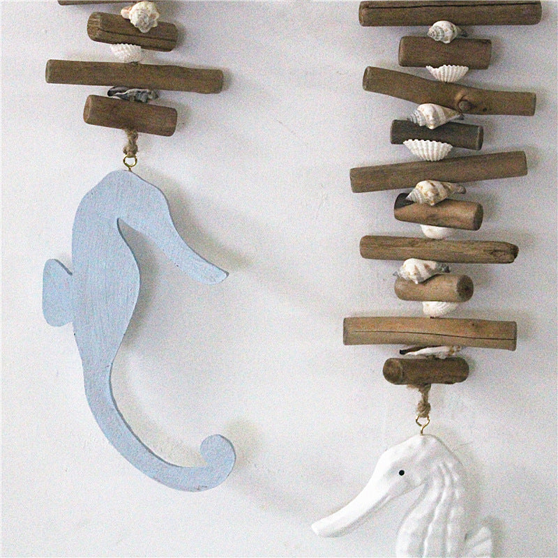 Small Wooden Seahorse String - HOMYEA