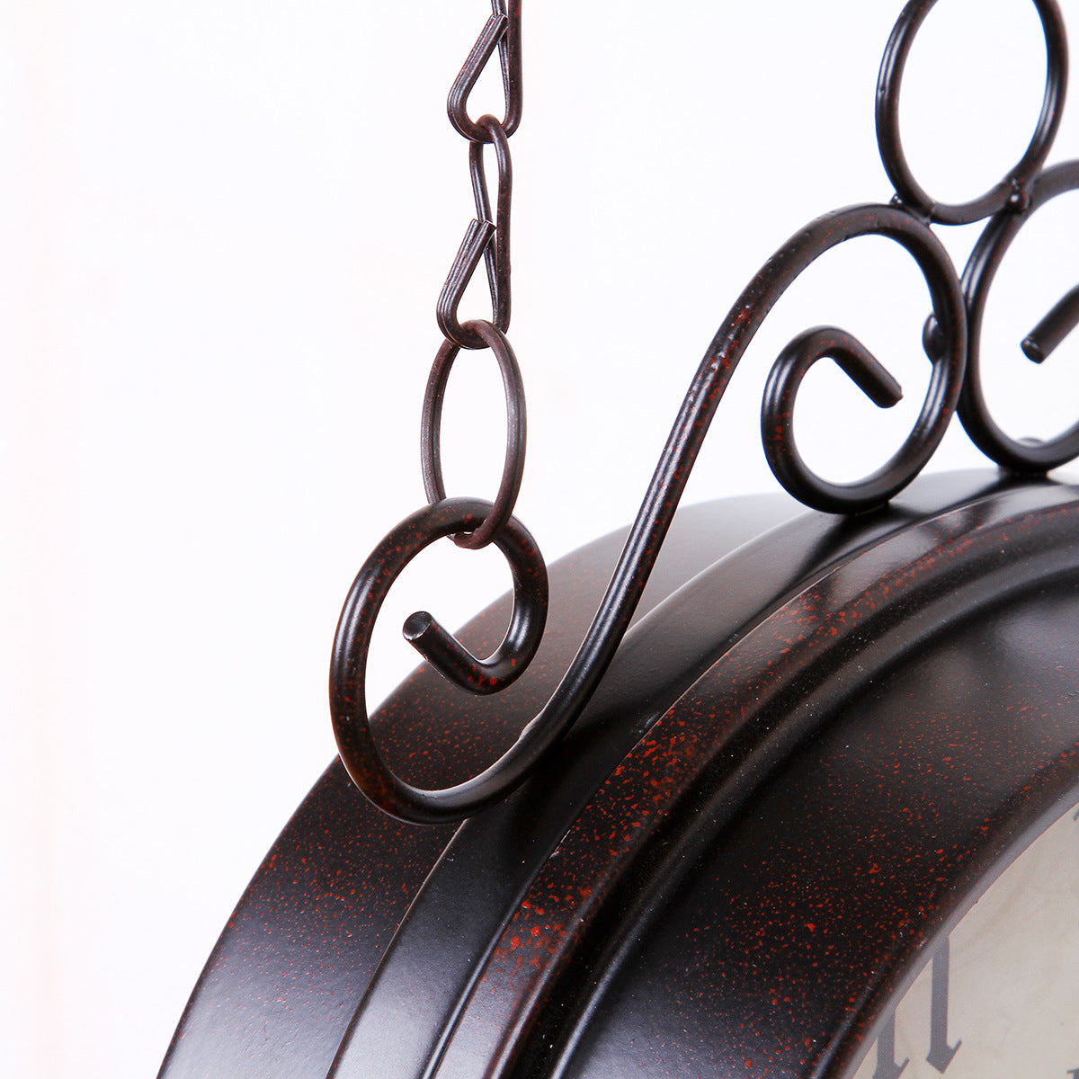 Vintage Metal Wall Clock - HOMYEA