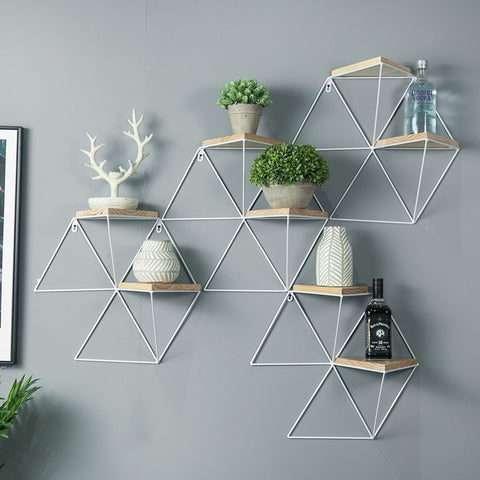 Iron Modern Wall Shelves - HOMYEA