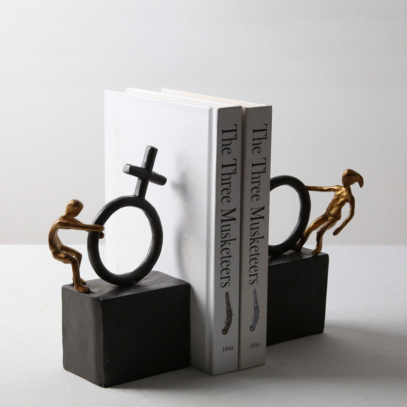 Light Luxury Fashion Men and Women Bookends - HOMYEA