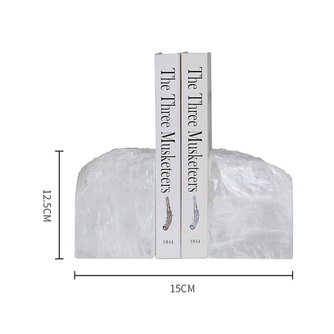 Simple Natural Cristobalite Book and Desk Decoration - HOMYEA