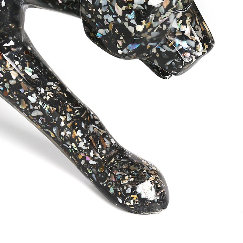 Resin Leopard Sculpture - HOMYEA