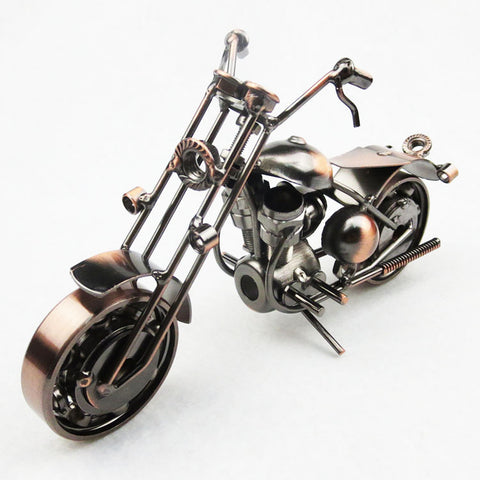 Harley Motorcycle Model Decor Object - HOMYEA