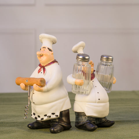 Retro Resin Chef Sculpture - HOMYEA