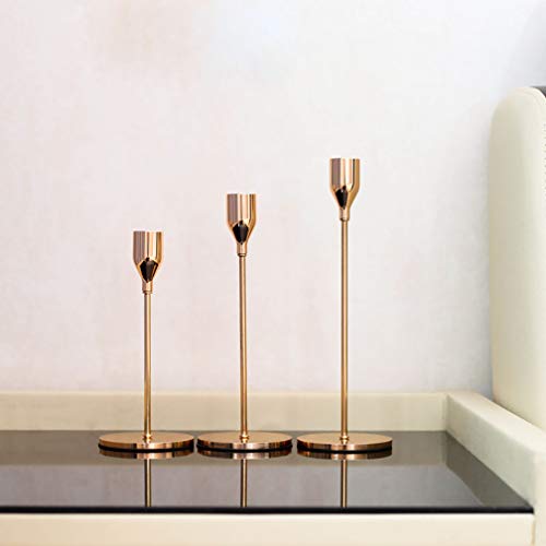 Golden Modern Candle Holder - HOMYEA