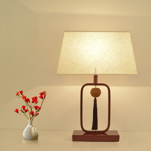 New Chinese Style Bedroom Bedside Table Lamps - HOMYEA