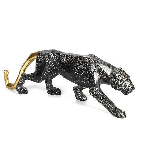 Resin Leopard Sculpture - HOMYEA