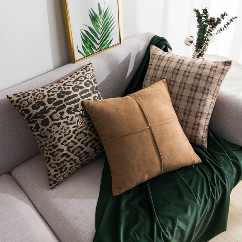 Velvet Sofa Pillow Cover - HOMYEA