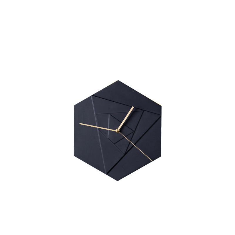 Geometric Design Ceramic Wall Clocks - HOMYEA