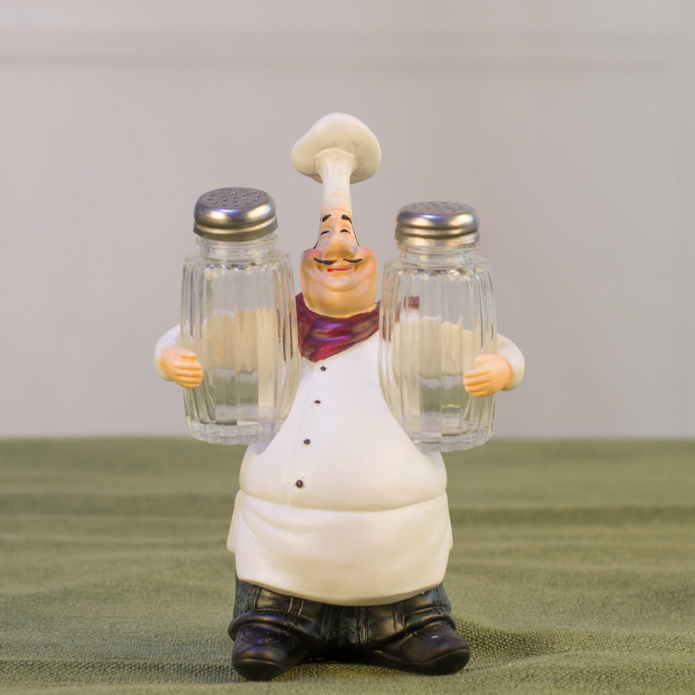 Retro Resin Chef Sculpture - HOMYEA