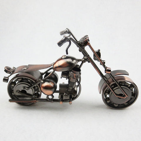 Harley Motorcycle Model Decor Object - HOMYEA