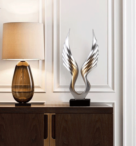 Abstract Eagle Wings Sculpture - HOMYEA