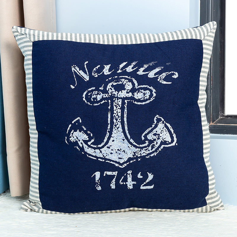 Boat Anchor Printing Pillow - HOMYEA