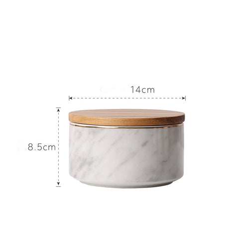 Marble Coffee Tea Candy Pot - HOMYEA