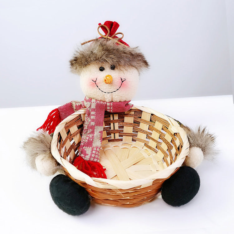 Christmas Storage Candy Basket - HOMYEA