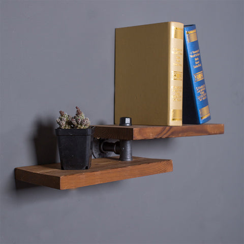 Water Pipe Shape Shelf - HOMYEA