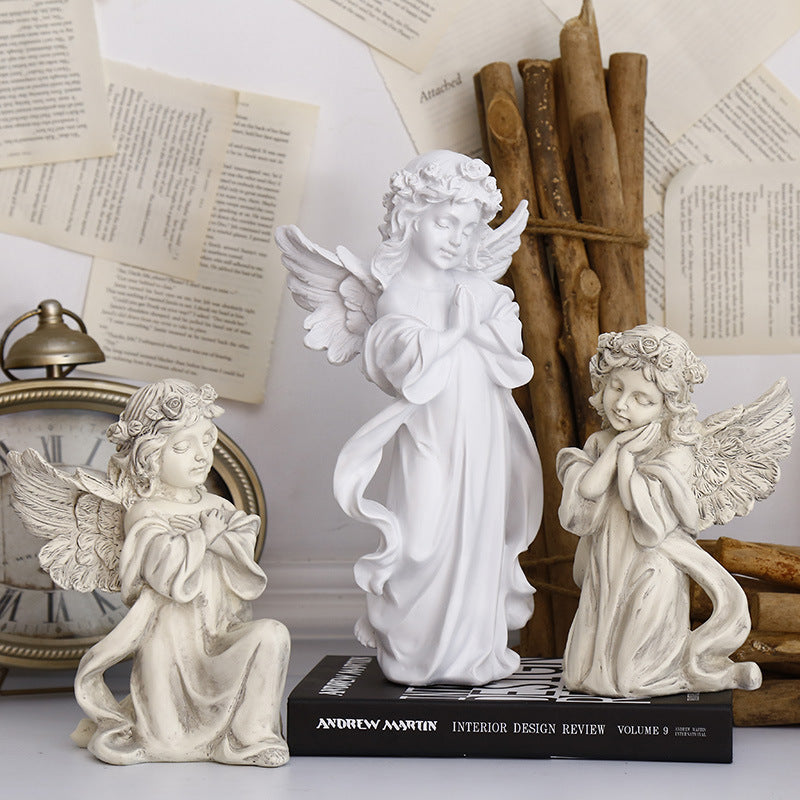 Resin Angel Sculpture - HOMYEA