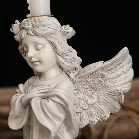 Cupid Lovely Angel Candlestick - HOMYEA