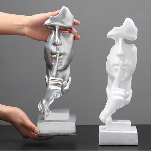 Resin Thinker Sculpture - HOMYEA