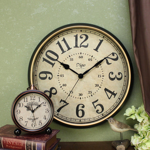 Vintage Roman Numeral Wall Clocks - HOMYEA