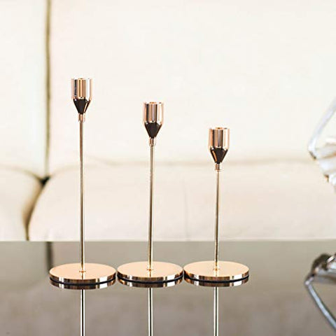 Golden Modern Candle Holder - HOMYEA