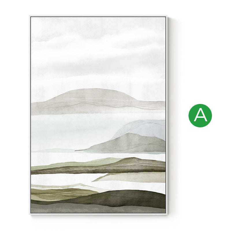 Modern Abstract Landscape Wall Art - HOMYEA