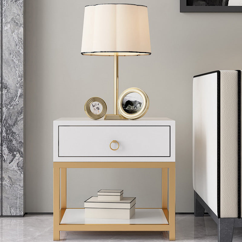 Modern Simple Wooden Nightstand - HOMYEA