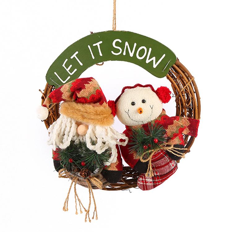 Christmas Decoration Door Hanging Wreath - HOMYEA