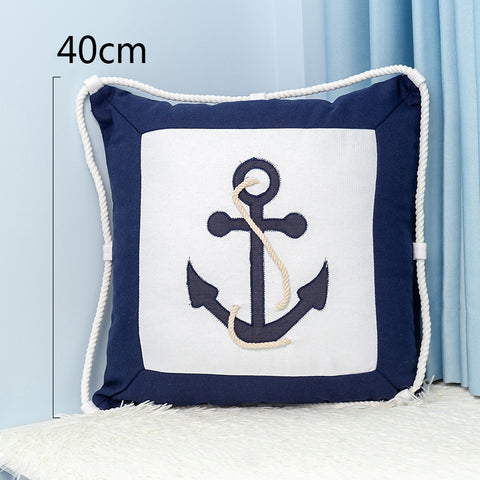 Cotton Iron Anchor Pillow - HOMYEA