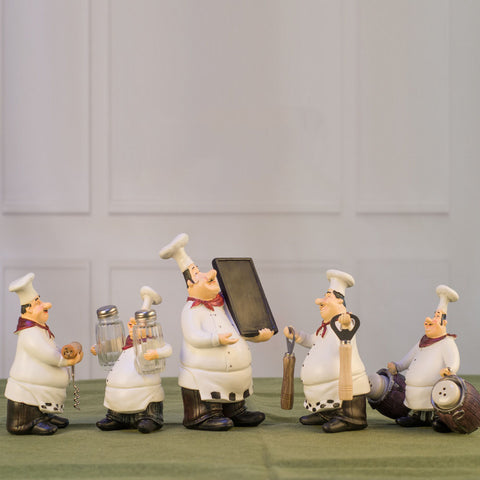 Retro Resin Chef Sculpture - HOMYEA