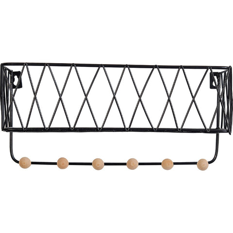 Iron Grid Wall Shelves - HOMYEA