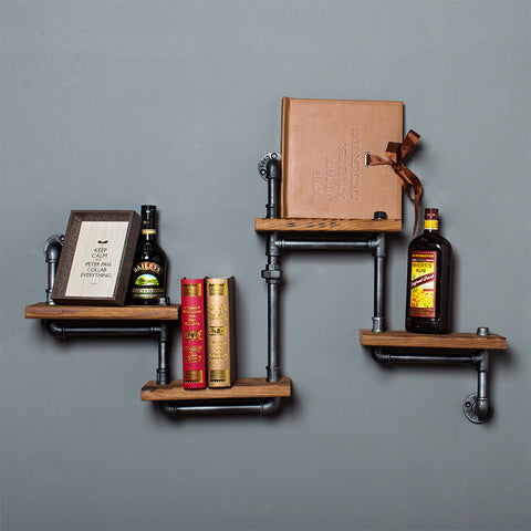 Metal Tube Wall Display Rack - HOMYEA