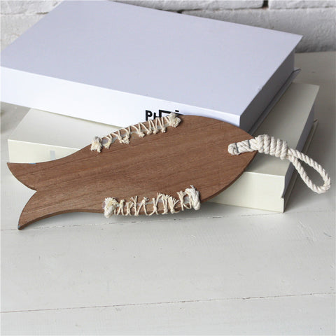 Mediterranean Wooden Fish Hook - HOMYEA