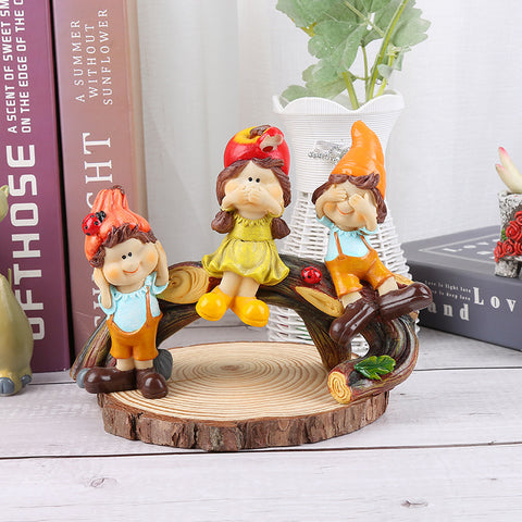 Elf Doll Stump Ornaments - HOMYEA