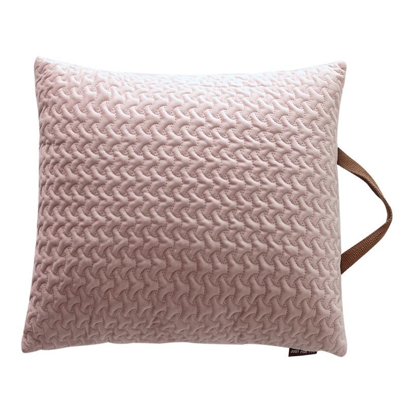 Plain Embossed Velvet Pillows - HOMYEA