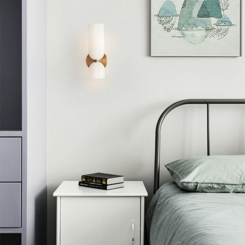 Creative Bedroom Bedside Glass Sconces - HOMYEA