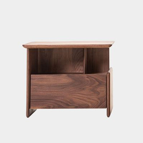 Multifunctional Nightstand With Drawer - HOMYEA