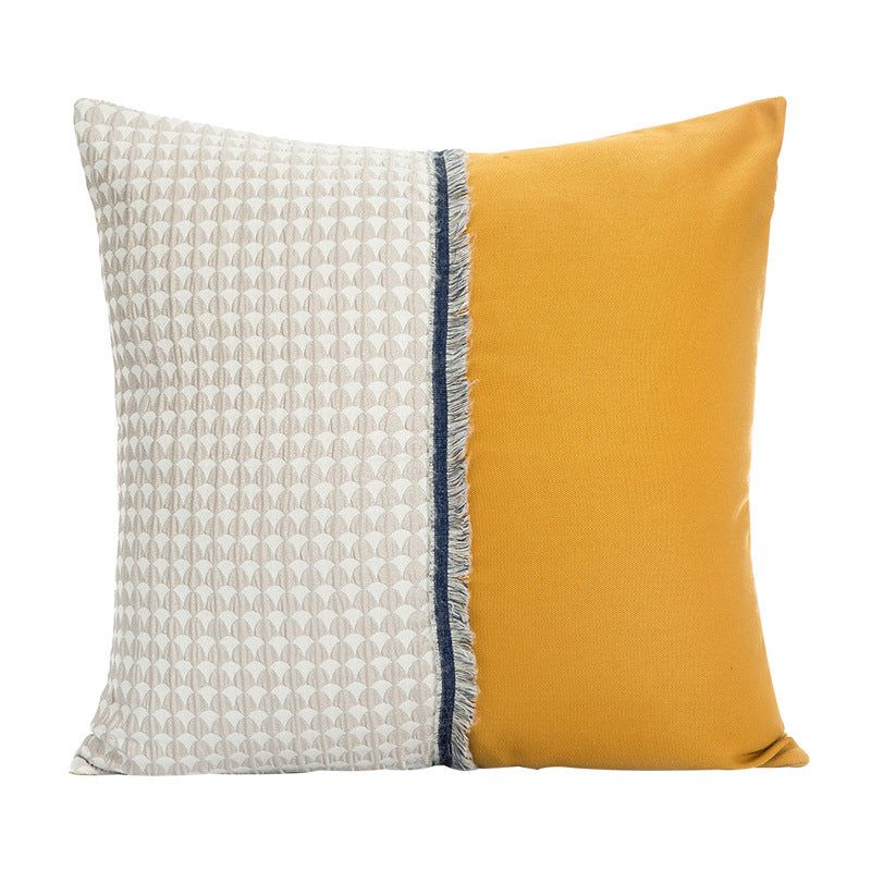 American Square Fabric Pillow Cover - HOMYEA