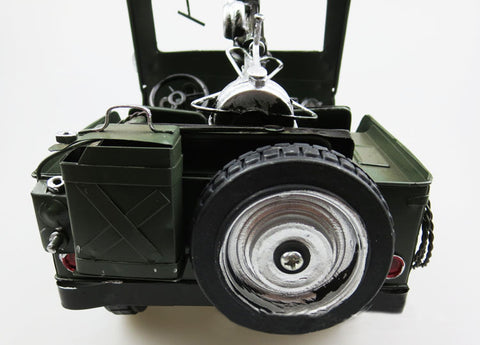 Willis Jeep Metal Military Car Model - HOMYEA