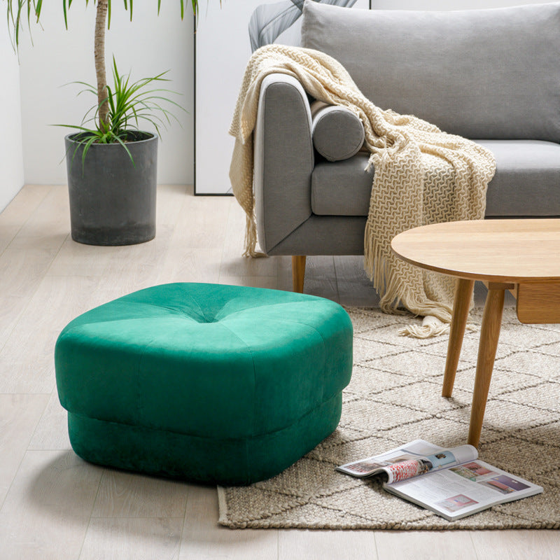 Modern Square Soft Stool - HOMYEA