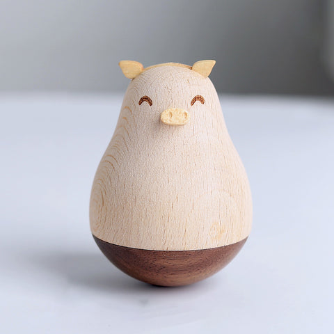 Small Wooden Animal Tumbler - HOMYEA