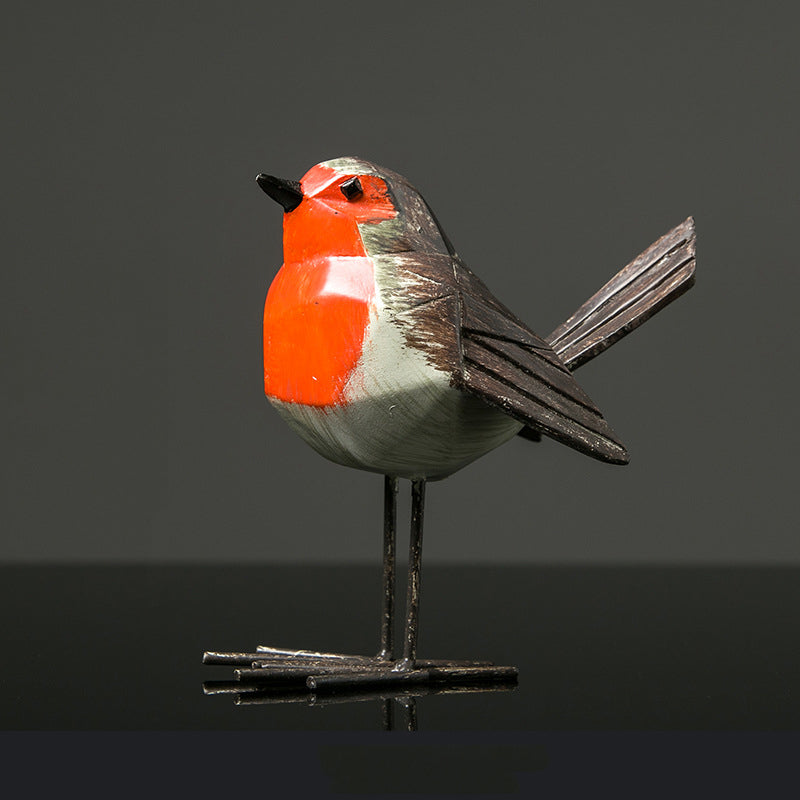 Sparrow Resin Sculpture - HOMYEA