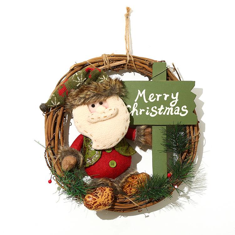 Christmas Decoration Door Hanging Wreath - HOMYEA