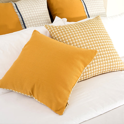 American Square Fabric Pillow Cover - HOMYEA