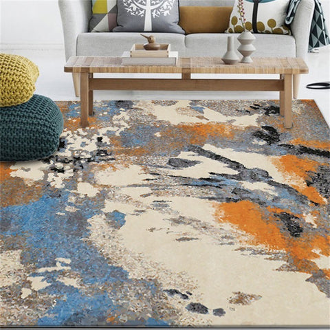 Ink Rectangular Rugs - HOMYEA