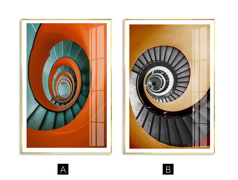 Spiral Staircase Wall Art - HOMYEA