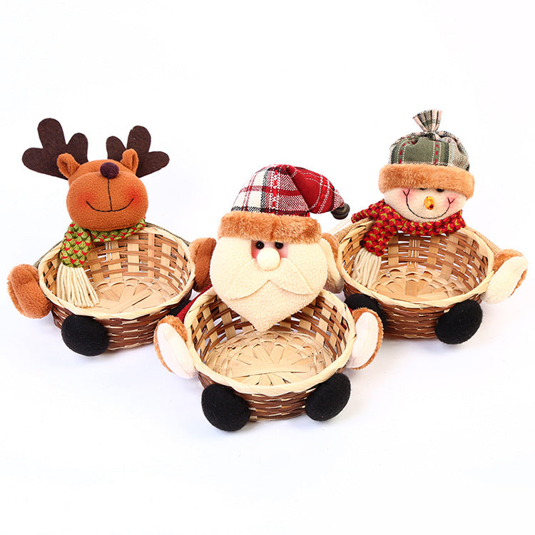 Christmas Storage Candy Basket - HOMYEA