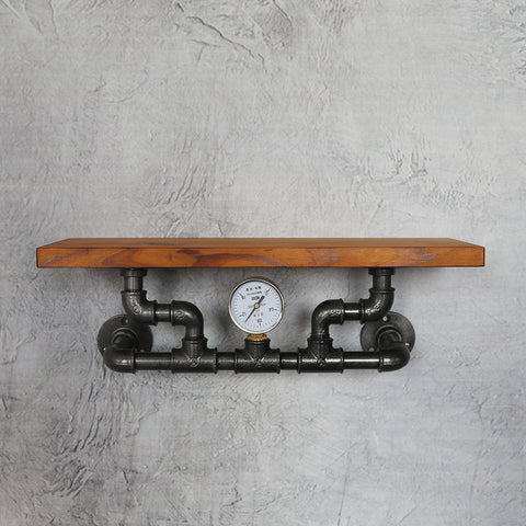 Solid Wood Wall Shelf - HOMYEA